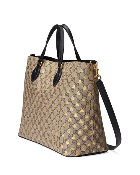 gucci bestiary gg supreme medium top-handle tote bag|Gucci Ophidia Bag .